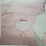Cot quilt P1002 Color Ροζ / Pink